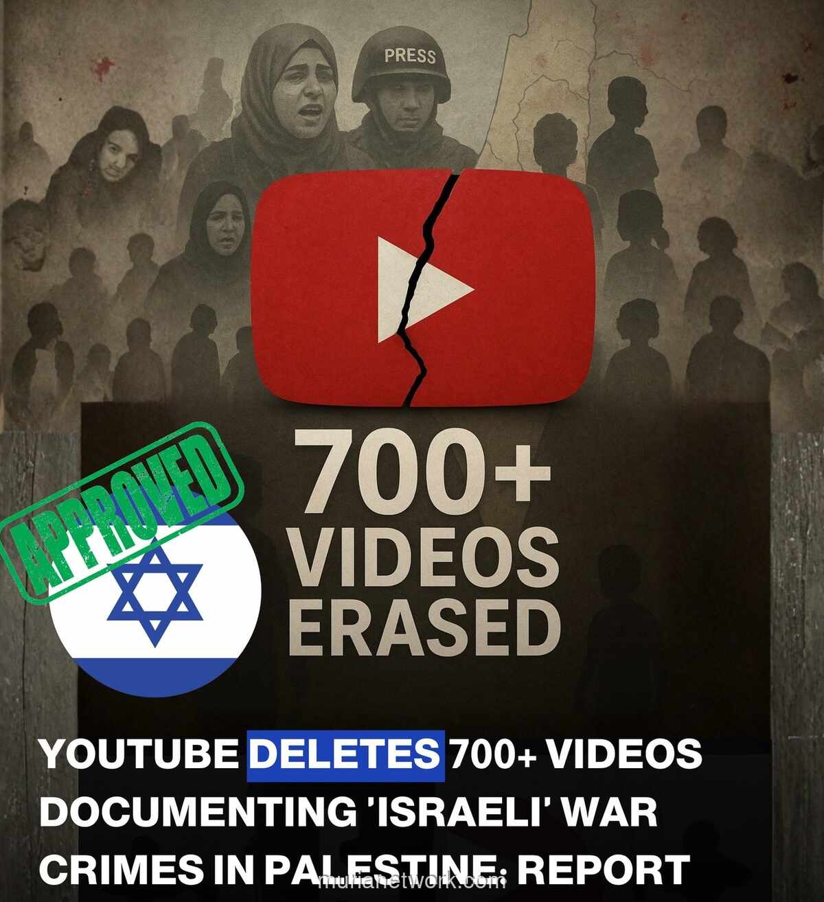 YouTube Hapus 700+ Video Bukti Kejahatan Perang Israel, Langgar Amandemen Berman?