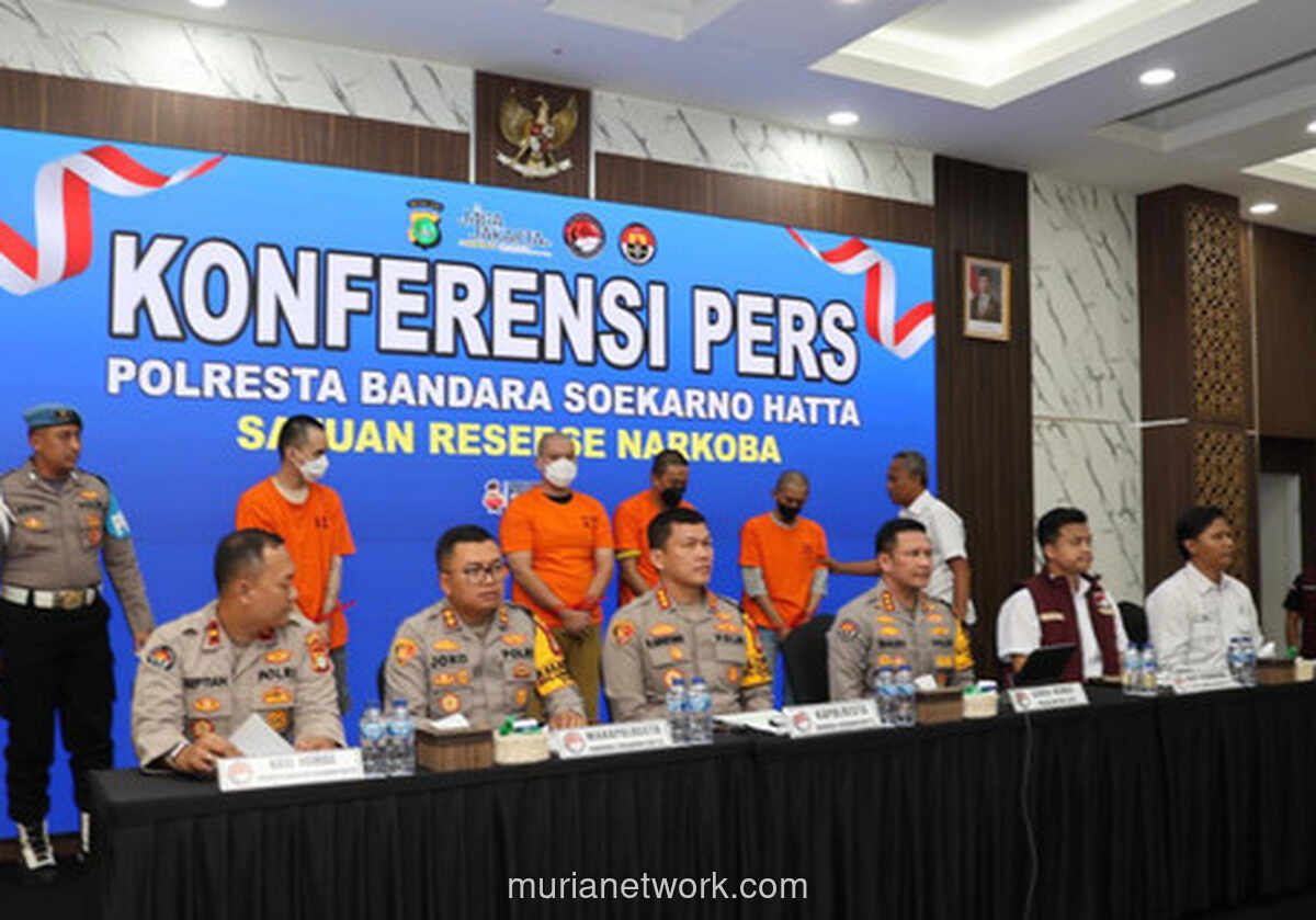 Polres Bandara Soekarno-Hatta Sita 8.500 Vape Etomidate, 4 Tersangka Ditangkap