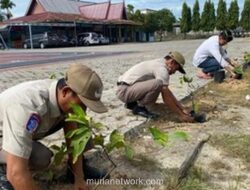 Polres Siak Gelar Penanaman Pohon Serentak Sambut Hari Pohon Nasional 2025