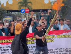 Konflik Lahan Tulang Bawang: Aksi Bakar Tebu & 5 Tuntutan ke Pemerintah