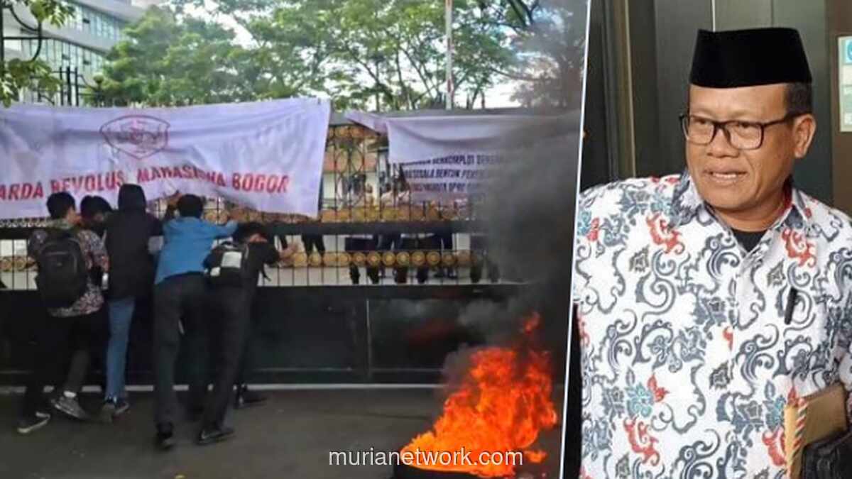 Demo Ricuh di DPRD Bogor, Mahasiswa Tuntut Evaluasi Kinerja Anggota Dewan