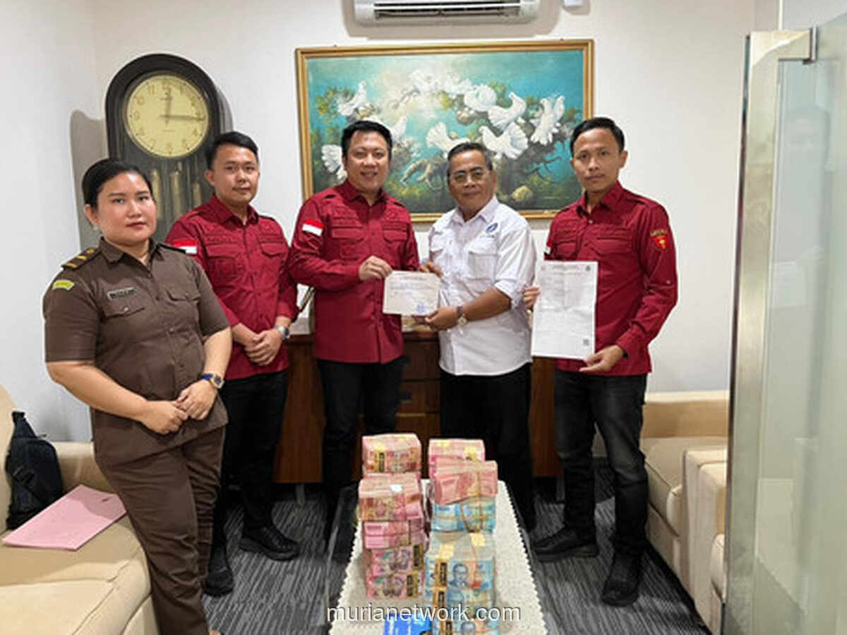 Kejari Bandar Lampung Setor Rp1,8 Miliar ke Kas Negara dari Korupsi Proyek Jalan Ir Sutami