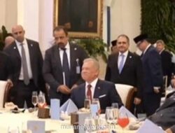 Presiden Prabowo Gelar Dinner Kenegaraan untuk Raja Yordania Abdullah II di Istana Negara