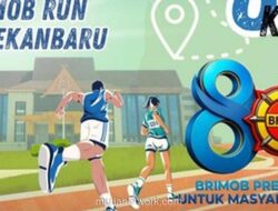 Brimob Run 8K 2025: Lomba Lari Gratis di Polda Riau, Hadiah Utama Rp 8 Juta