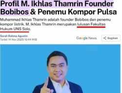 Profil M. Ikhlas Thamrin: Fakta Pendiri Bobibos & Penemu Kompor Pulsa