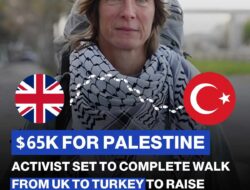 Ruth Herbert Selesaikan Perjalanan 6,5 Bulan dari Inggris ke Turki untuk Palestina, Galang Dana Rp 1 Miliar