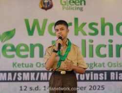 Green Policing Polda Riau: Pelajar SMA Apresiasi & Ajak Aksi Nyata
