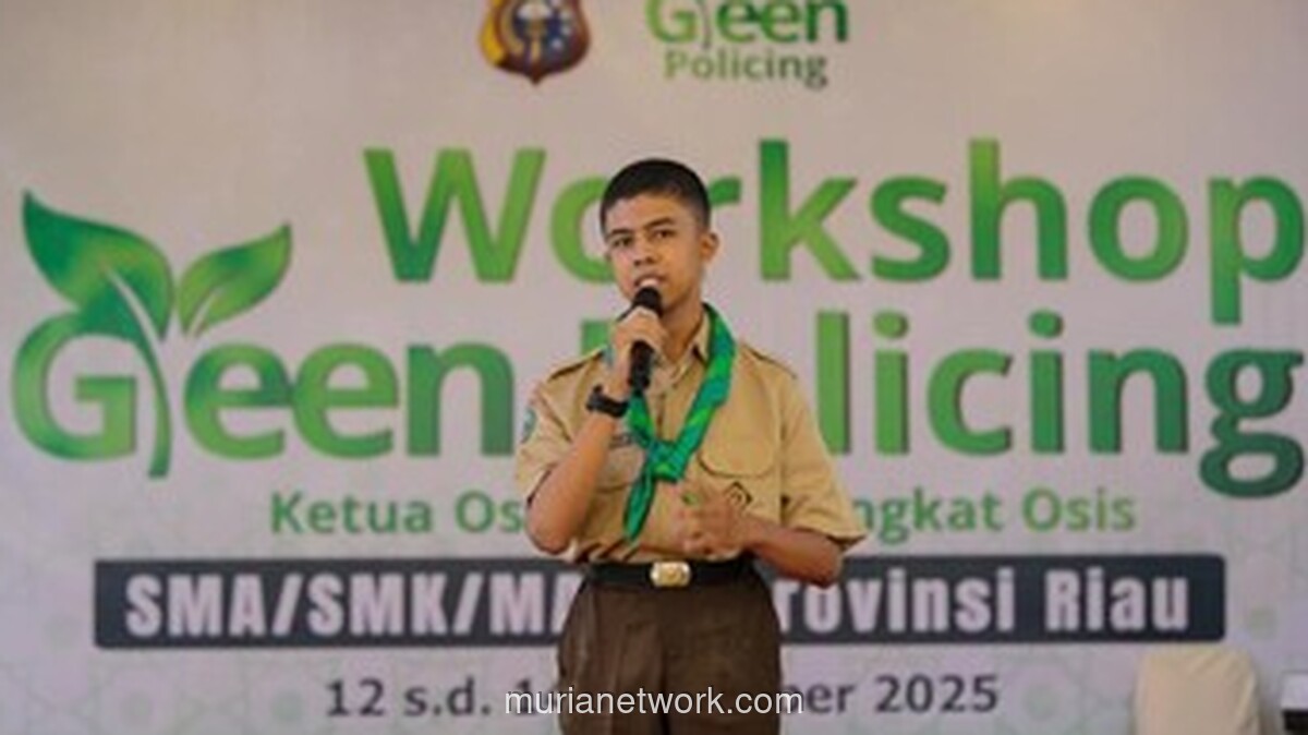 Green Policing Polda Riau: Pelajar SMA Apresiasi & Ajak Aksi Nyata