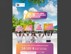 Run For Good Journalism 2025: Dukung Jurnalisme Berkualitas di Jakarta, 16 November