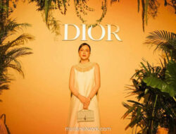 Shandy Aulia Tampil Elegan dengan Sleeveless White Long Dress di Acara Dior Diorexquis Chapter 2