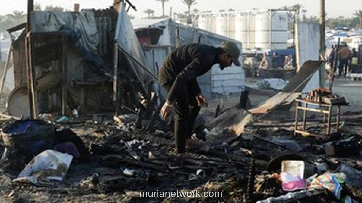 Banjir Rendam Kamp Pengungsi Gaza, Kondisi Pengungsi Semakin Memprihatinkan