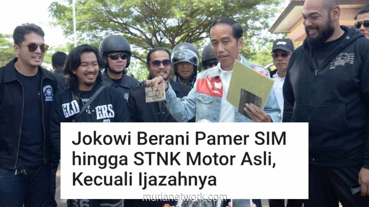 Viral Jokowi Tunjukkan SIM & STNK, Netizen Soroti Ijazah UGM yang Tak Ditampilkan