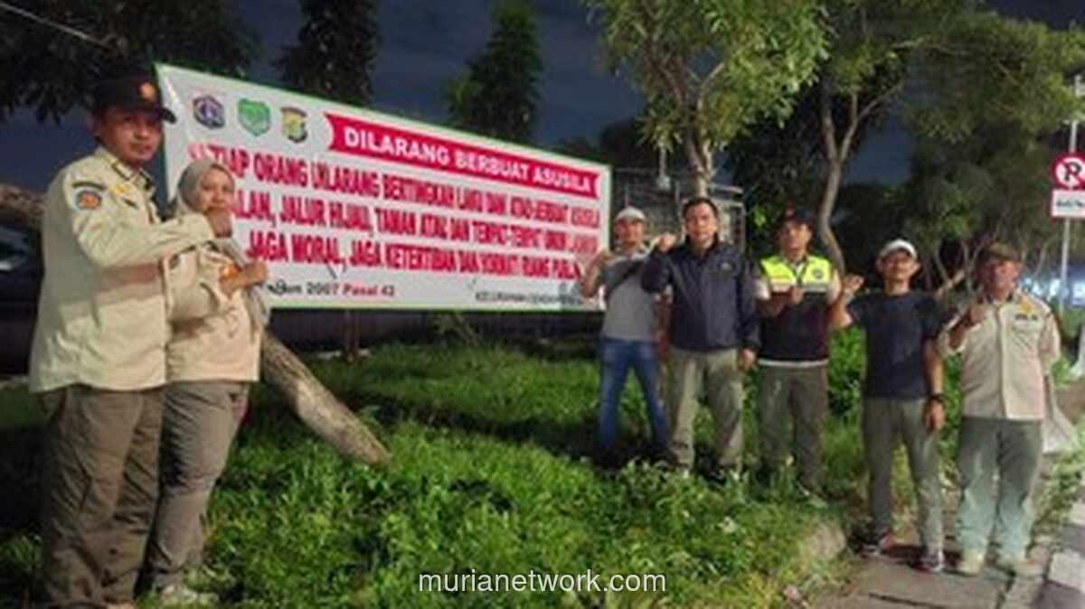 Satpol PP Tertibkan Prostitusi Pria di Taman Daan Mogot Cengkareng, 2 Orang Diamankan