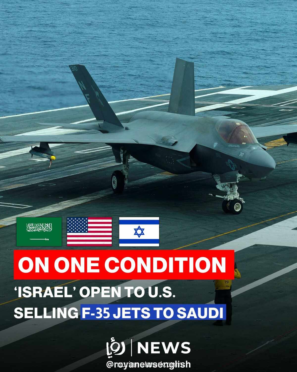 Israel Buka Opsi Jual F-35 ke Arab Saudi, Ini Syarat Normalisasinya