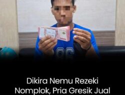 Sugiono Diringkus Polisi Usai Curi & Jual Cincin Emas Rp 10 Juta di Toilet SPBU Gresik