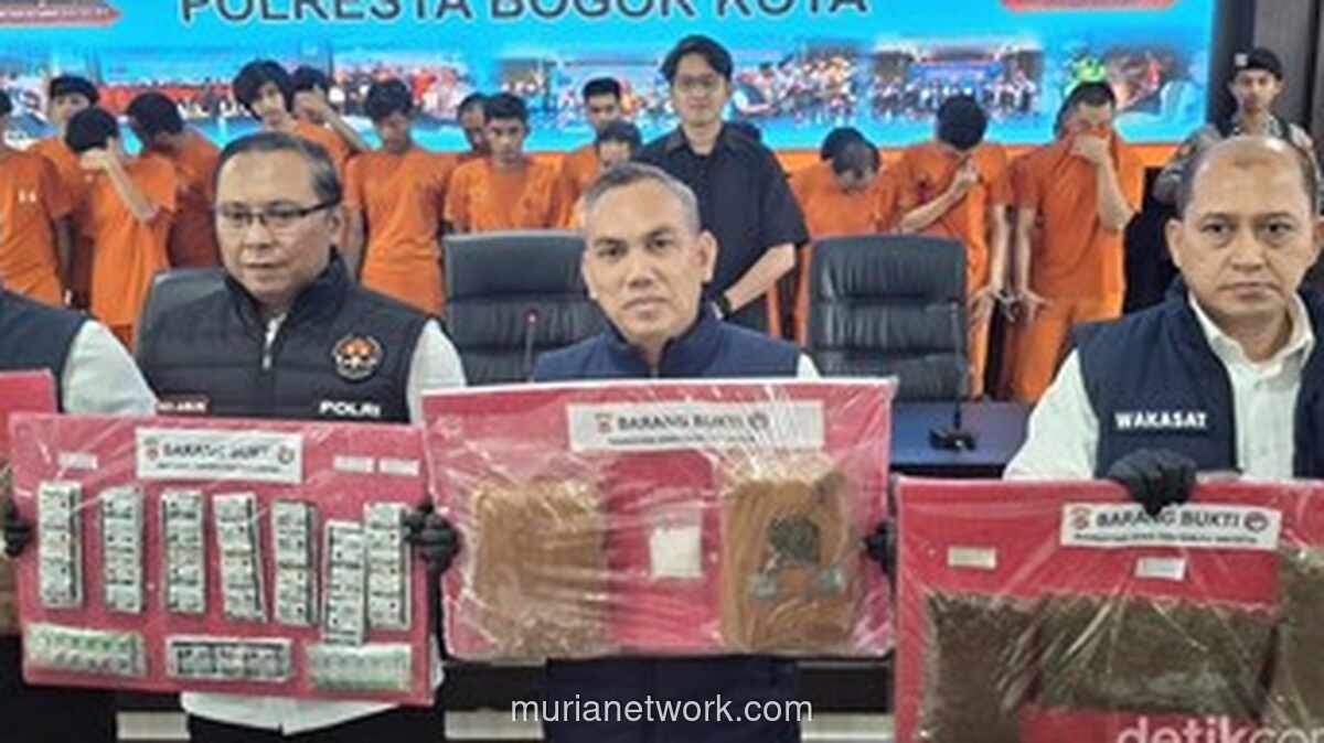 Polresta Bogor Kota Ungkap Peredaran 2 Kg Ganja & 43 Ribu Pil dalam Operasi Antik Lodaya