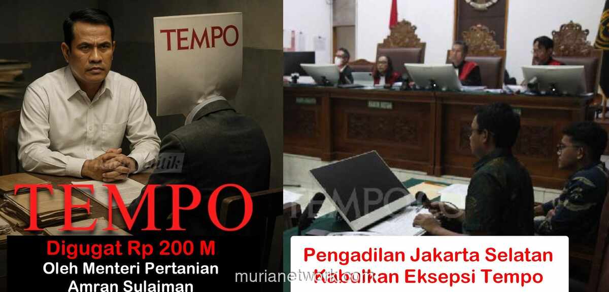Pengadilan Kabulkan Eksepsi Tempo, Gugatan Rp 200 M Amran Sulaiman Ditolak