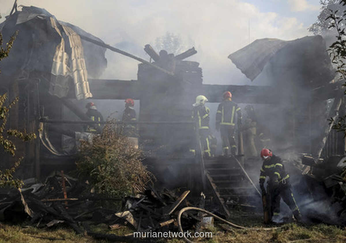 Serangan Rusia Hancurkan TK di Ukraina, 5 Tewas dan Kapal Gas Turki Terbakar