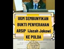 UGM Diduga Sembunyikan Dokumen Ijazah Jokowi, KIP Beri Perintah Tegas