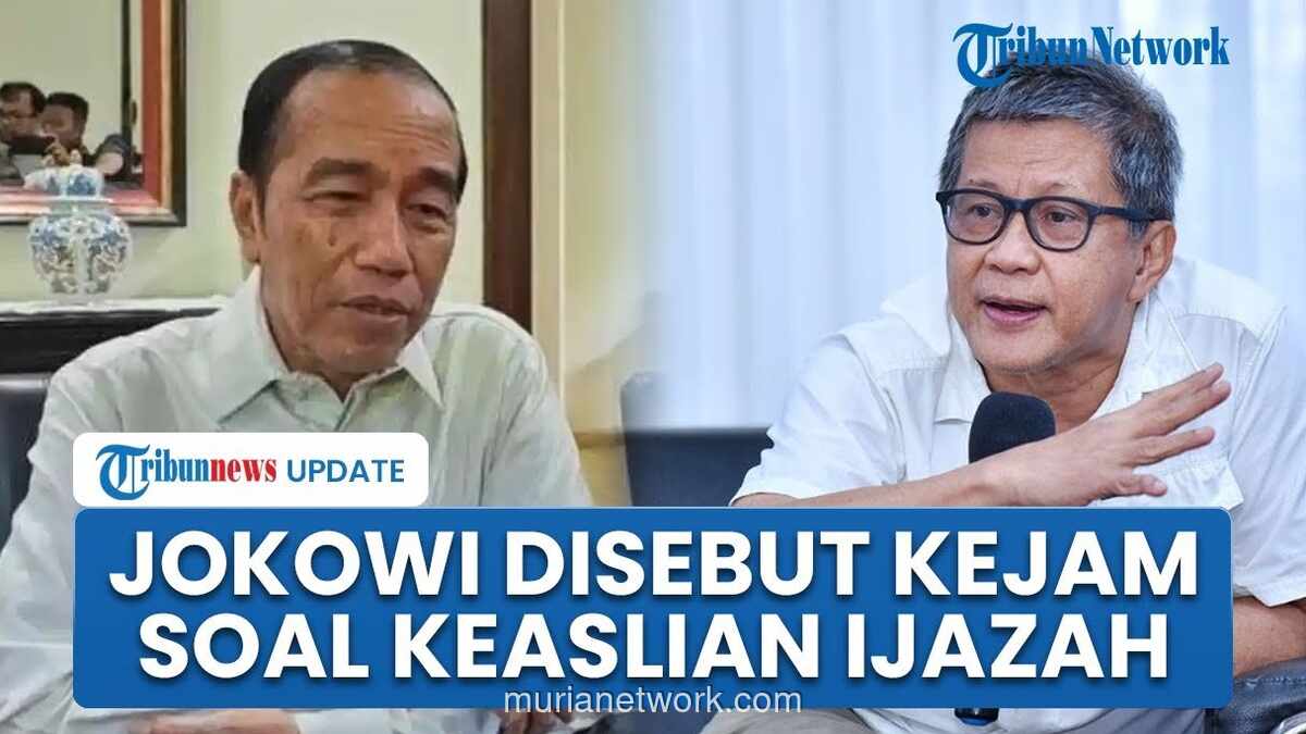 Rocky Gerung: Kasus Ijazah Jokowi Berujung di Pengadilan, Ini Dampaknya