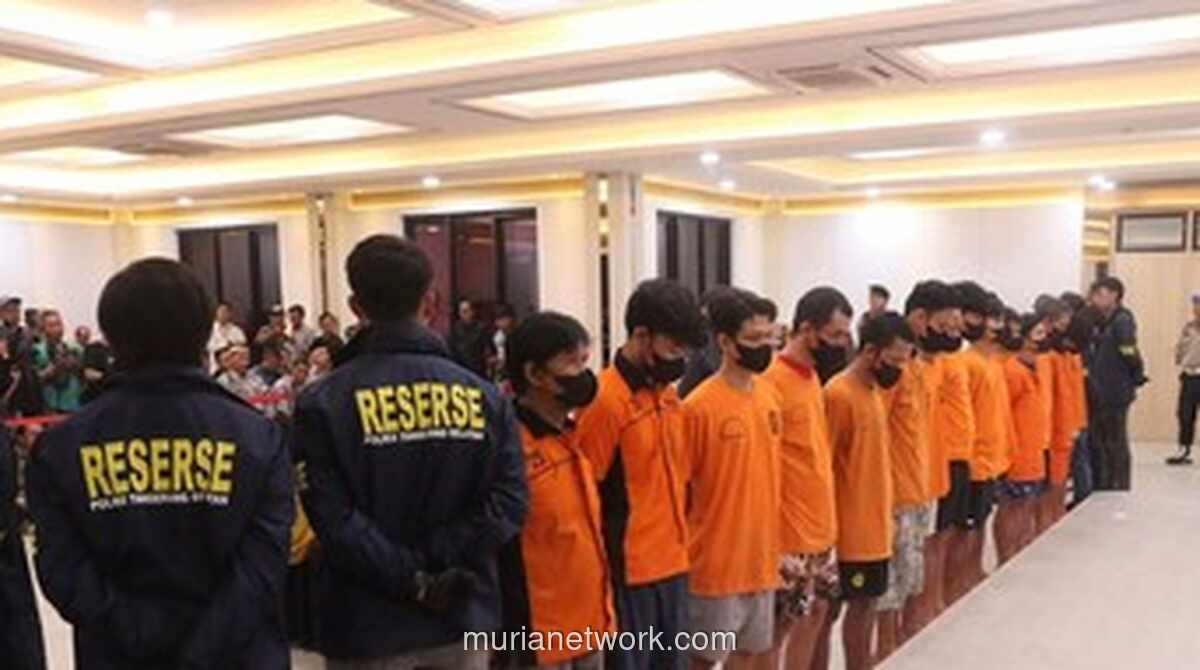 Polres Metro Tangerang Selatan Ungkap 12 Kasus Curanmor, 16 Tersangka Diamankan