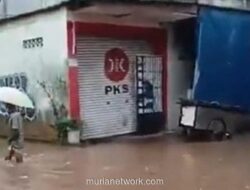 Banjir Jakarta Selatan Capai 80 cm, Pela Mampang & Pasar Jagal Terendam