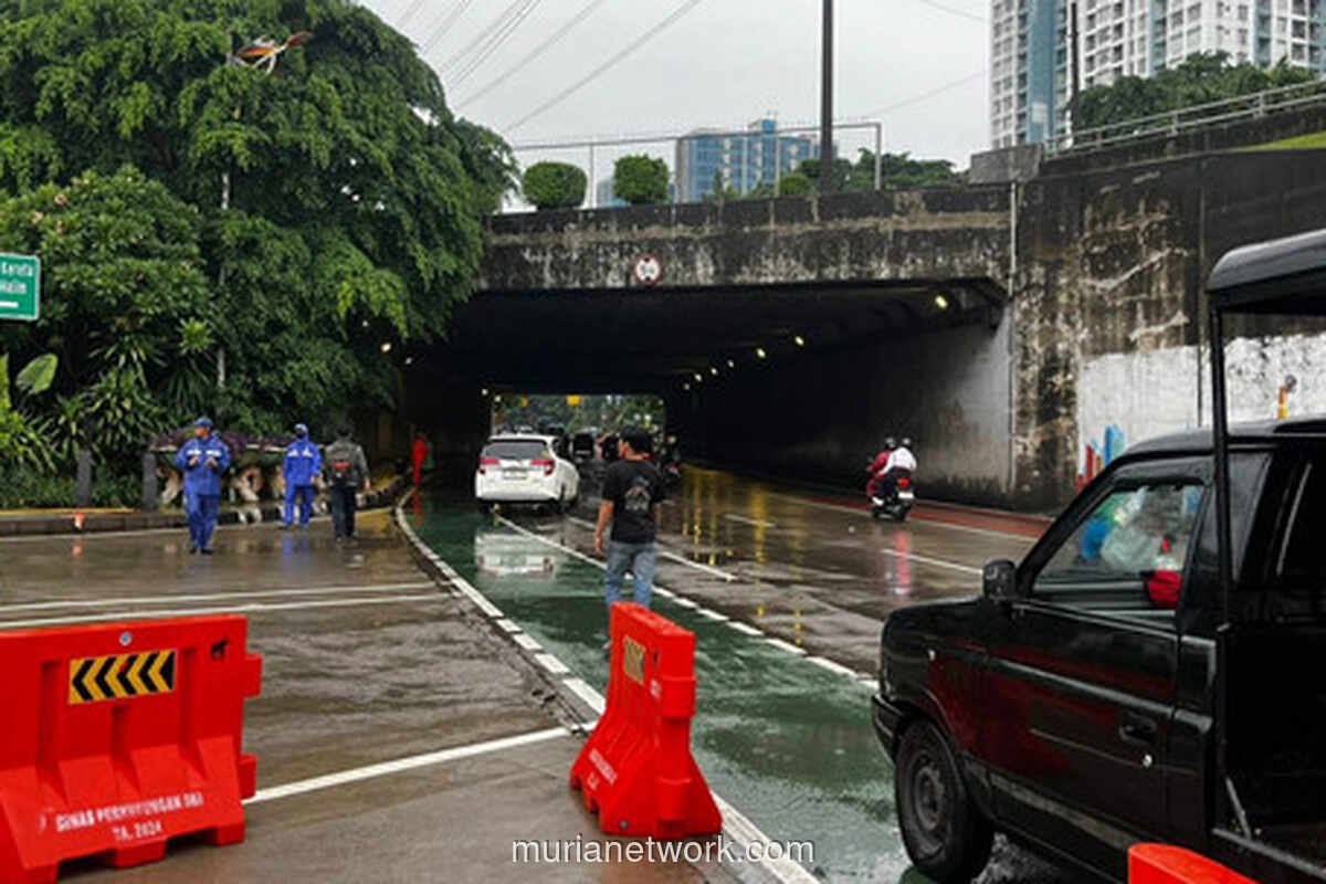 Banjir Surut di Terowongan DI Panjaitan Cawang, Lalu Lintas Kembali Normal