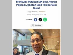 Pak Zainal Arifin Mochtar Bongkar Kekeliruan Logika Menkumham Soal Polisi Sipil