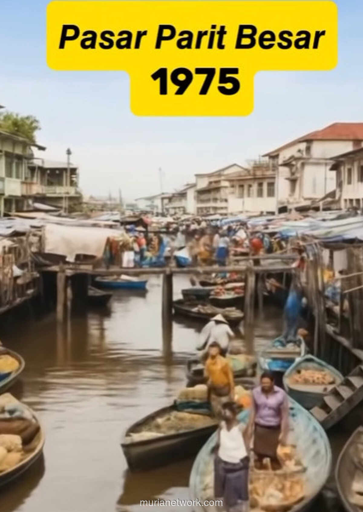 Kecerdasan Buatan Hidupkan Kembali Denyut Pasar Parit Besar Era 1970-an