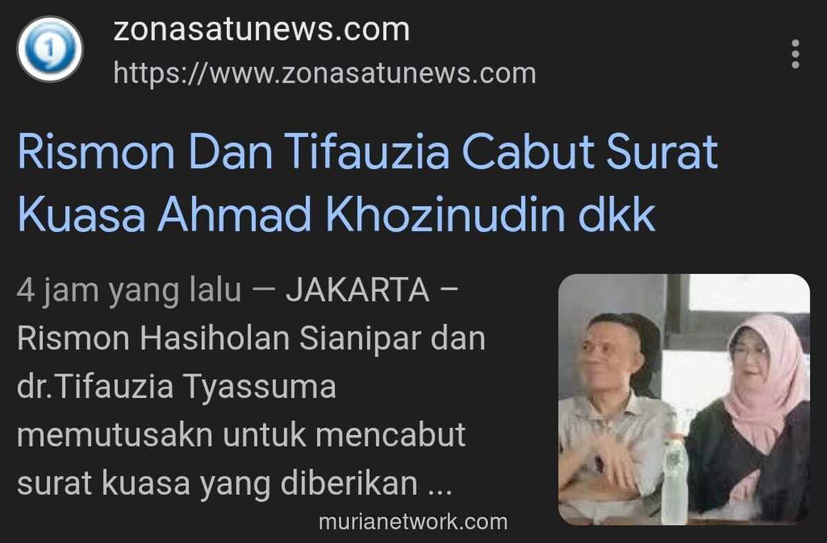 dr. Tifa Buka Suara soal Pergantian Kuasa Hukum di Tengah Sorotan Media