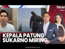 Patung Bung Karno Miring di Alun-alun Indramayu, Angin Kencang Dituding Jadi Biang Kerok