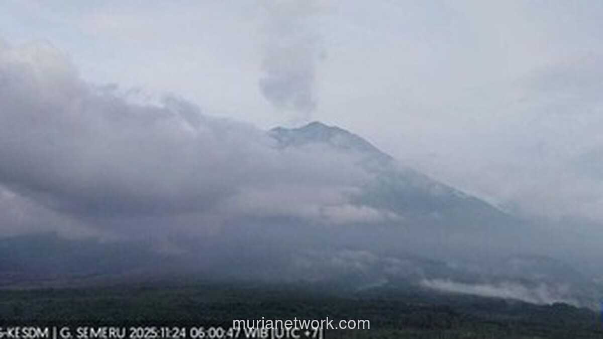 Semeru Muntahkan 44 Kali Letusan dalam 6 Jam, Status Awas Tetap Berlaku