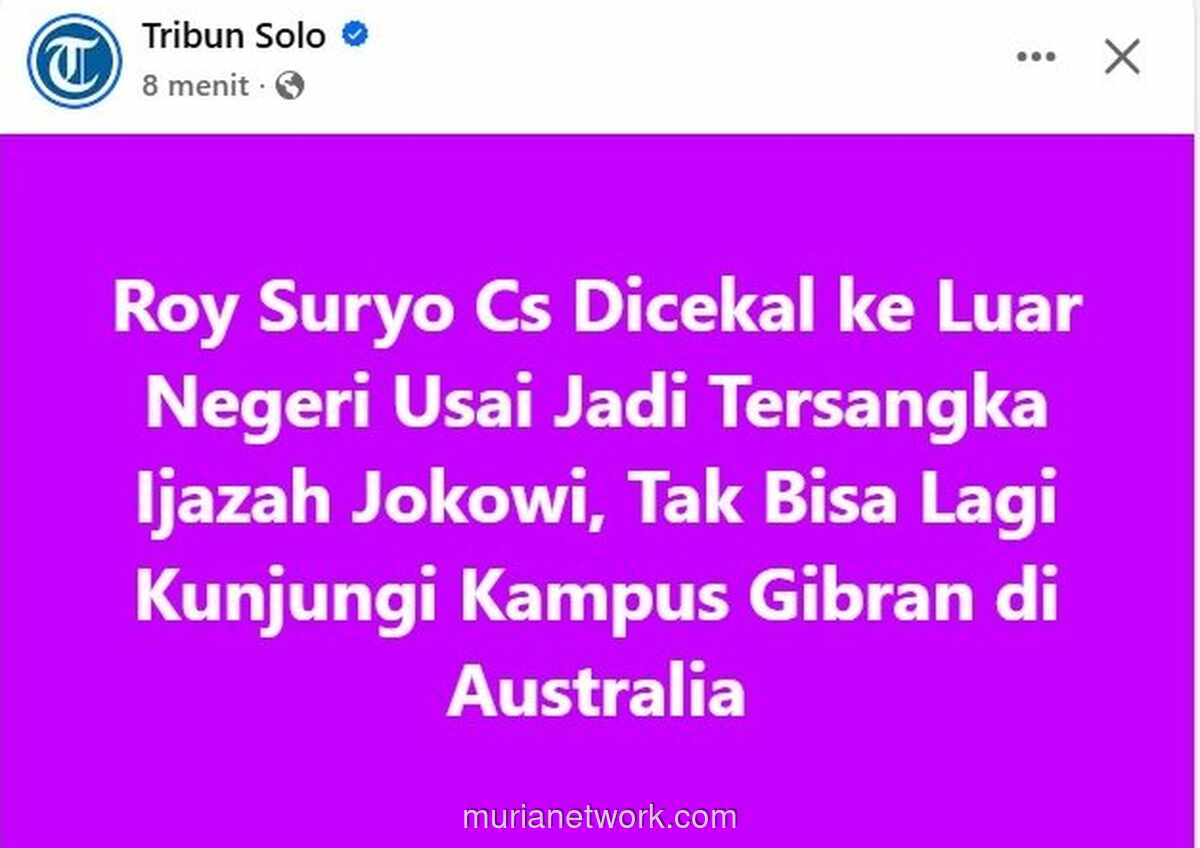 Delapan Tersangka Kasus Ijazah Palsu Jokowi Dilarang Keluar Negeri