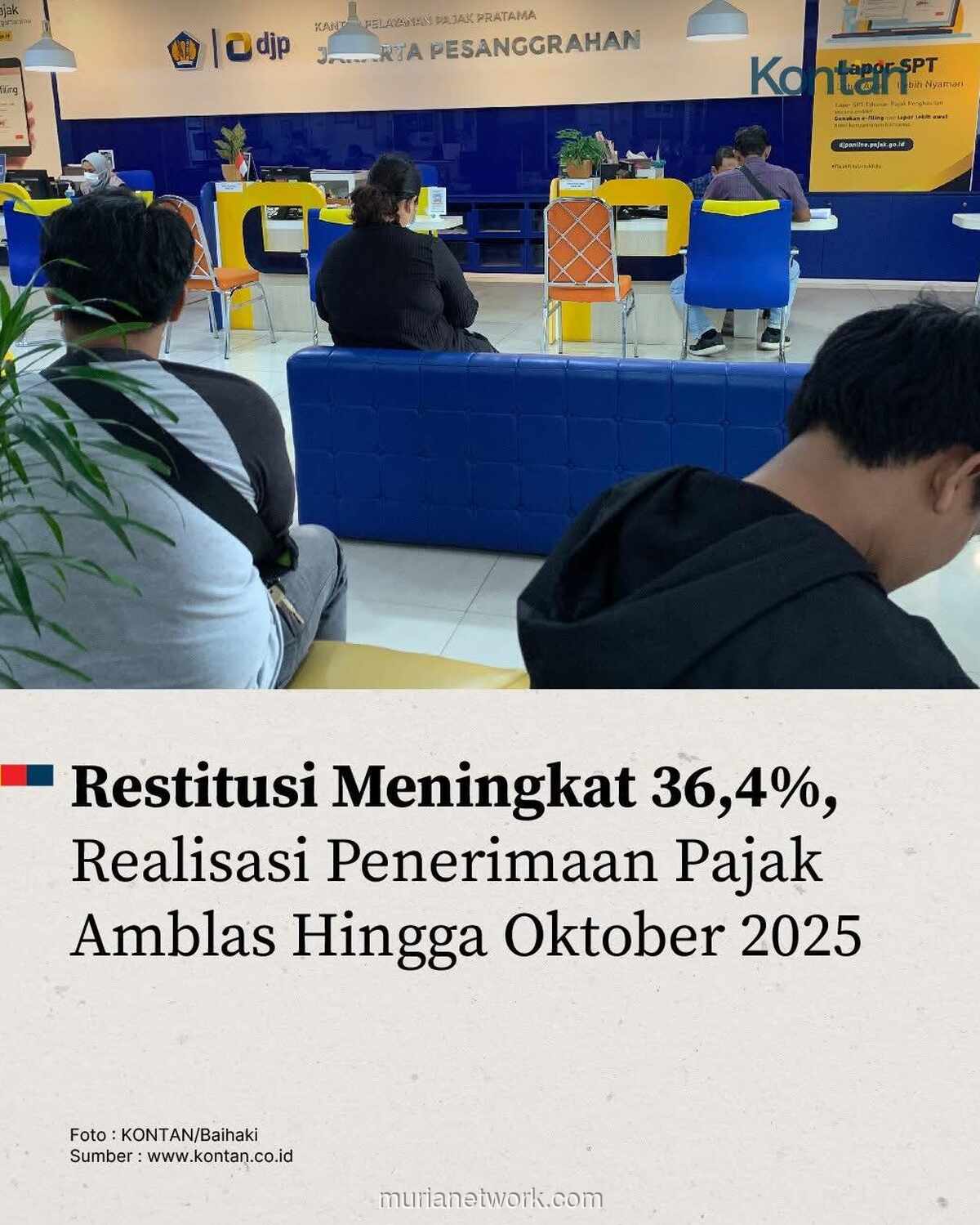 Penerimaan Pajak Anjlok, Sinyal Nyata Ekonomi yang Terengah-engah