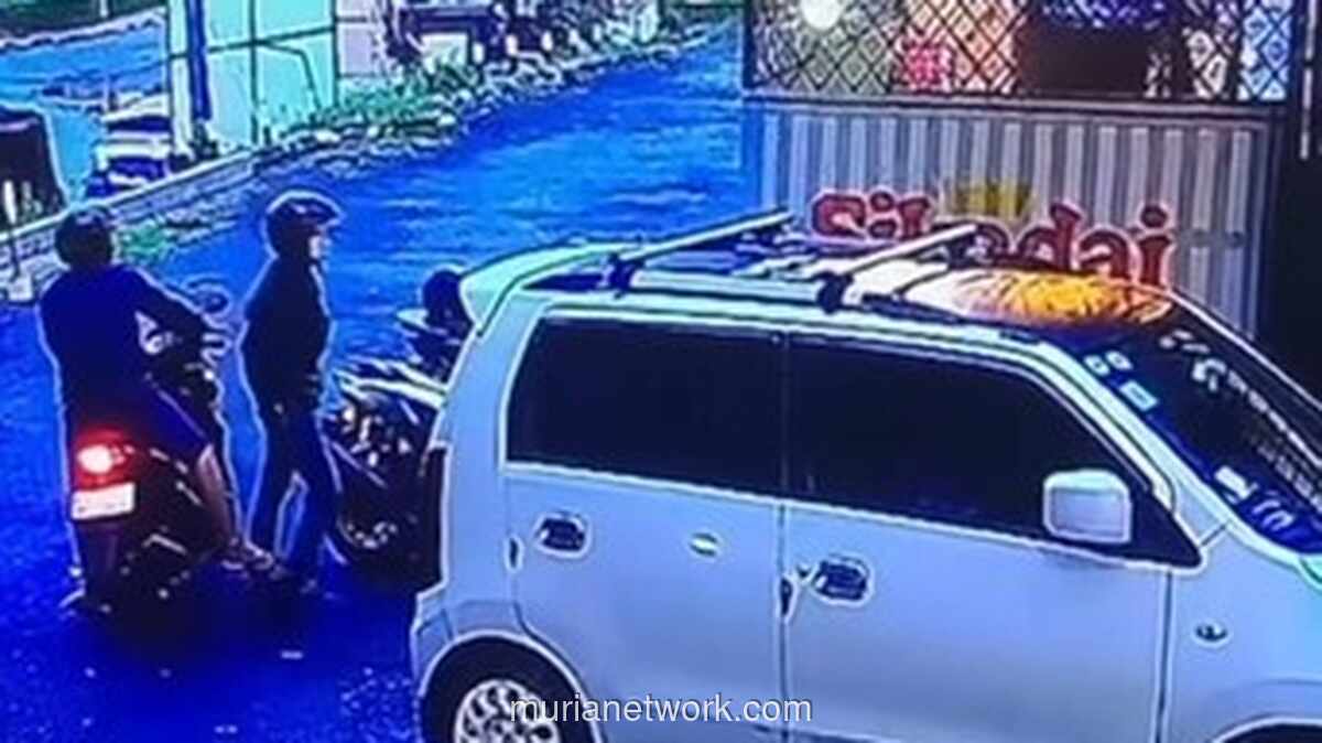 Maling Motor Beraksi Dua Kali dalam Satu Jam, CCTV Ungkap Kelancangannya