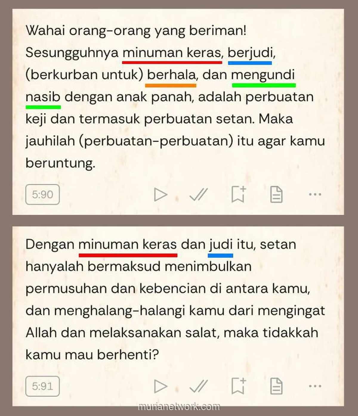 Mengapa Miras dan Judi Disebut Dua Kali dalam Al-Quran? Ini Penjelasannya