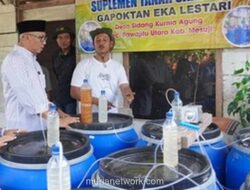 Gubernur Lampung Turun ke Sawah, Pantau Langsung Pembuatan Pupuk Organik Cair