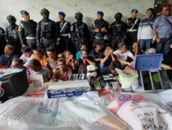 Penggerebekan Berlan Ricuh, Bandar Narkoba Kabur ke Atap Rumah