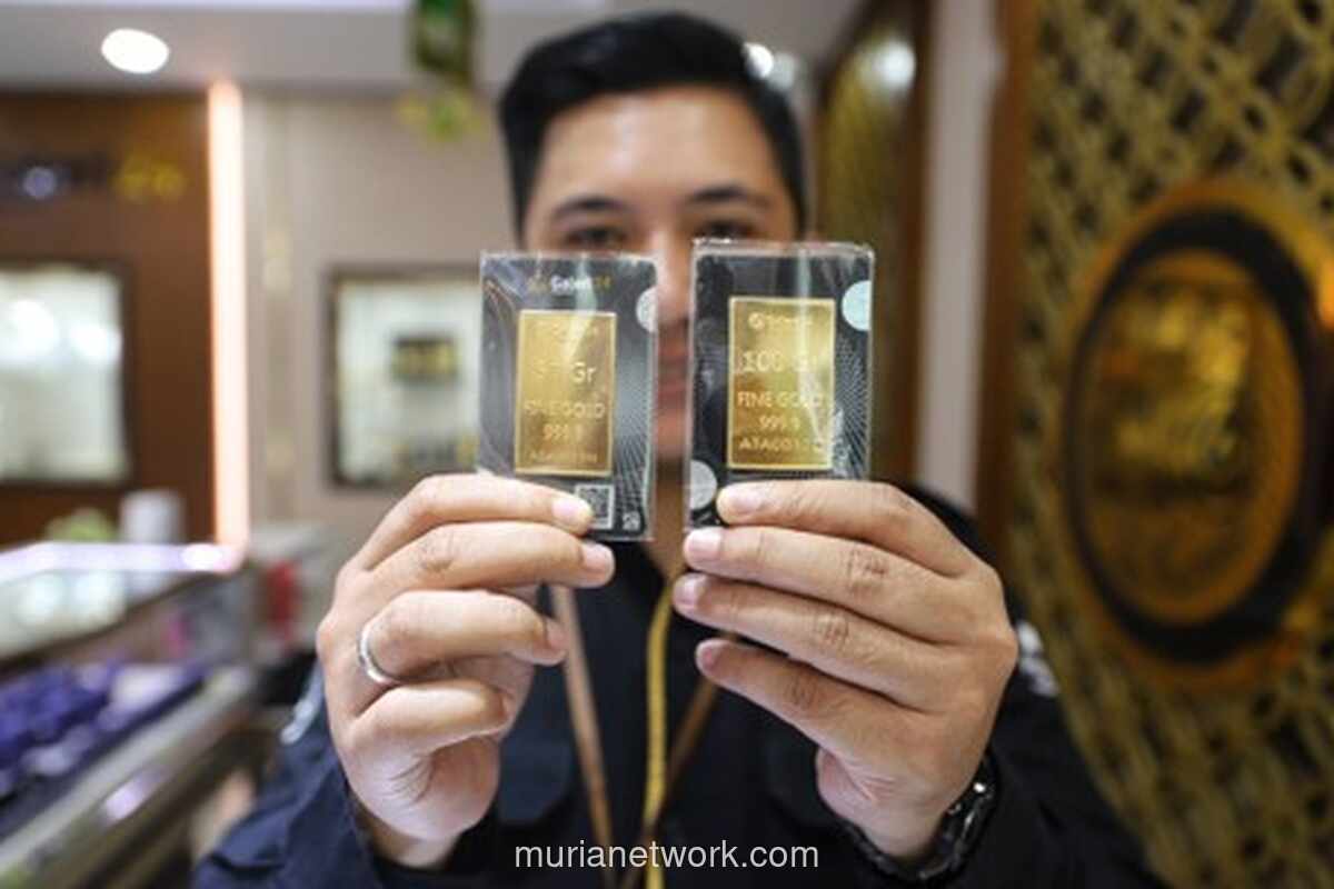 Harga Emas Antam dan Galeri24 Tergelincir di Penutupan Pekan
