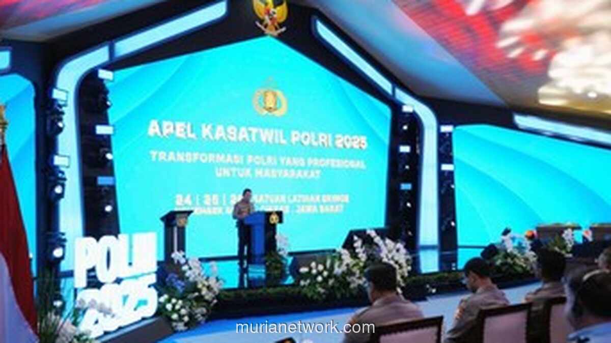 Kapolri Resmi Buka Apel Kasatwil 2025, Hadiri Seluruh Jajaran Teras hingga Atase Sahabat