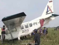 Pesawat Airvan Tergolempang di Sawah Karawang, Lima Penumpang Utuh Selamat