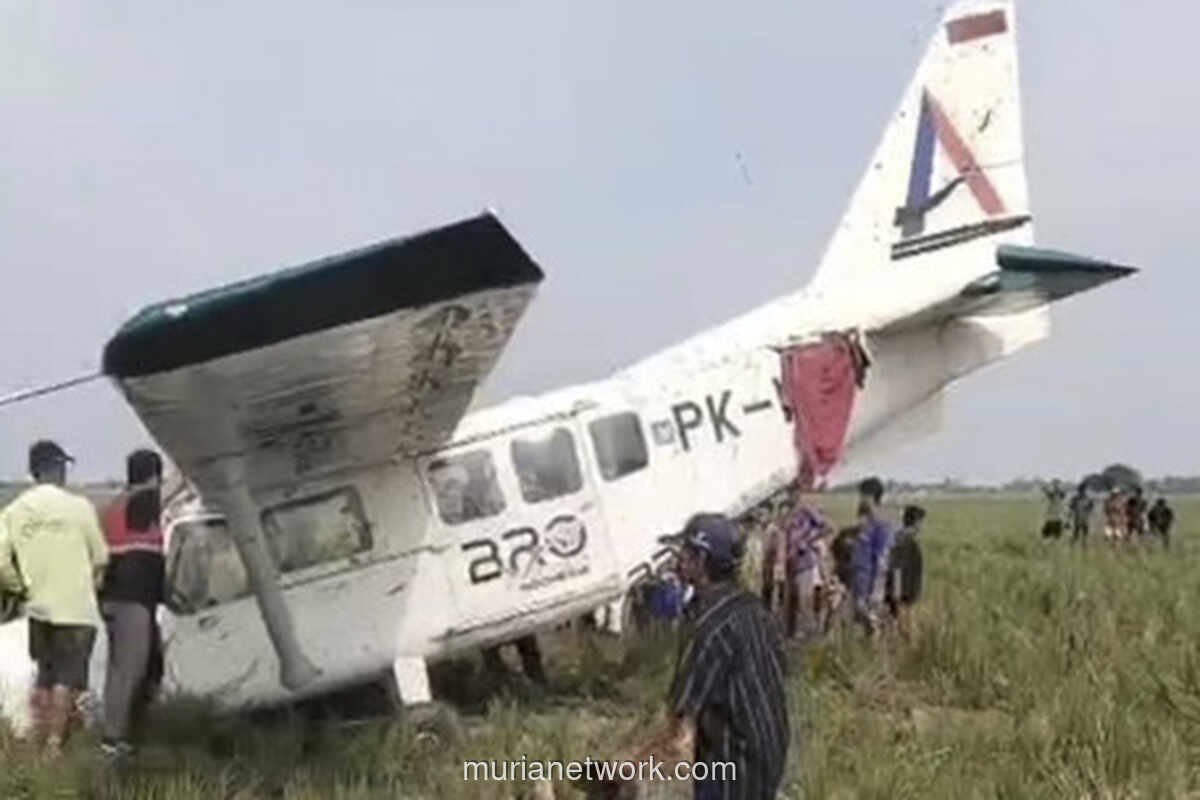 Pesawat Airvan Tergolempang di Sawah Karawang, Lima Penumpang Utuh Selamat