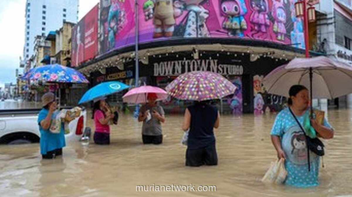 Banjir Bandang Landa Thailand Selatan, Darurat Diberlakukan di Songkhla