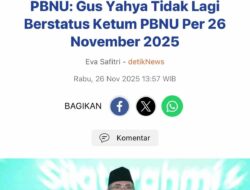 Pucuk Pimpinan PBNU Berganti, Gus Yahya Resmi Dicopot