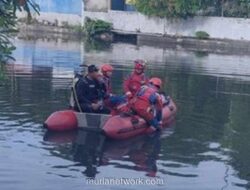 Diduga Ketahuan Maling, Pria Lompat ke Kali Sunter dan Tewas