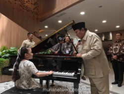 Prabowo Terpana, Beri Pujian Spontan untuk Pianis Cilik di Solo