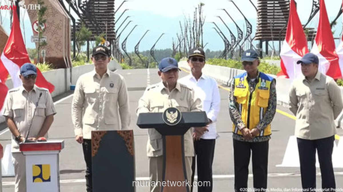 Prabowo Resmikan Lima Proyek Strategis, Bukti Komitmen Pemerataan Lewat Infrastruktur