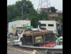 Tol Semarang Berduka: Truk Tronton Ngamuk, 2 Tewas dalam Tabrakan Beruntun