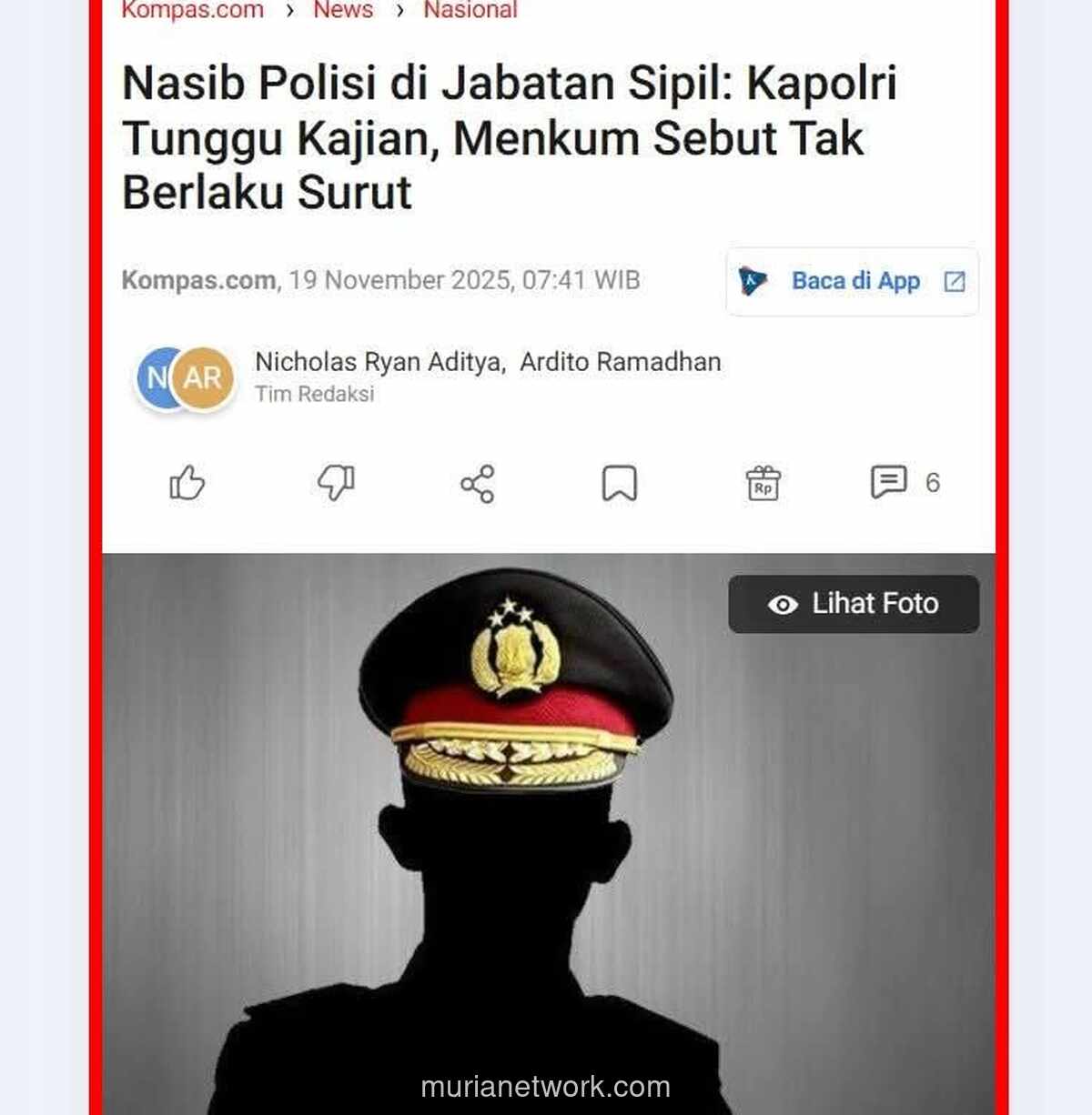 Tere Liye Soroti Dualisme Penegakan Hukum: Aparat Beri Keteladanan Buruk