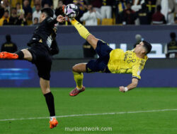 Ronaldo Guncang Liga Arab dengan Gol Salto di Usia 40